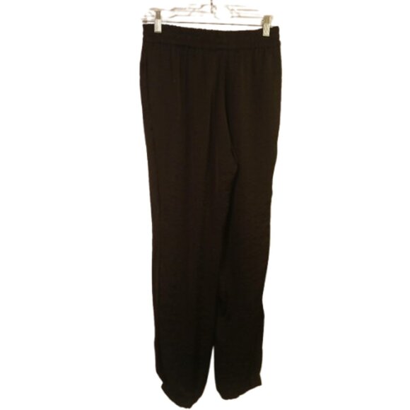 Zara Trafaluc Black Silk-likeJogger Pants Casual Comfort with Urban Edge Size XS - Picture 7 of 7